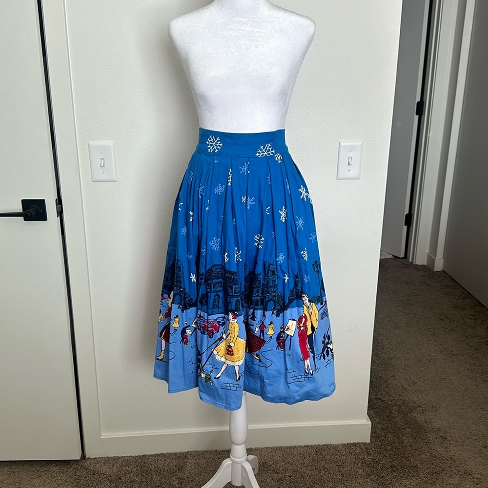 Paris winter skirt